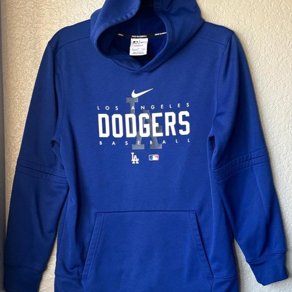 Los Angeles Dodgers Youth Nike Royal Pullover Hoodie S Large